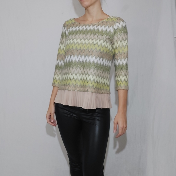 Traffic People Retro Herringbone 3/4 Sleeve - Picture 9 of 9